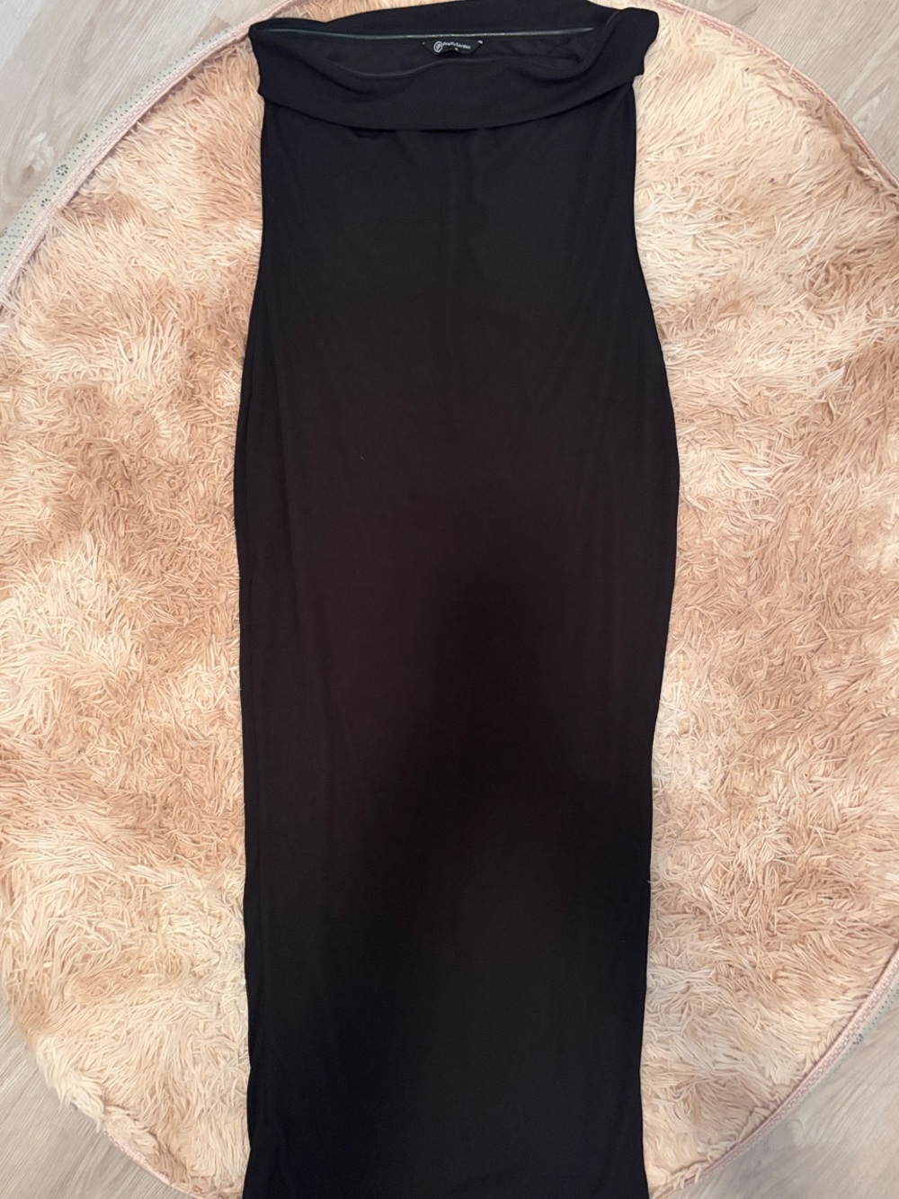 Pretty Gardeb Women's Black Off-Shoulder Bodycon Dress